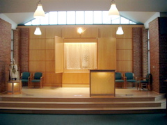 BJC Lectern in Place