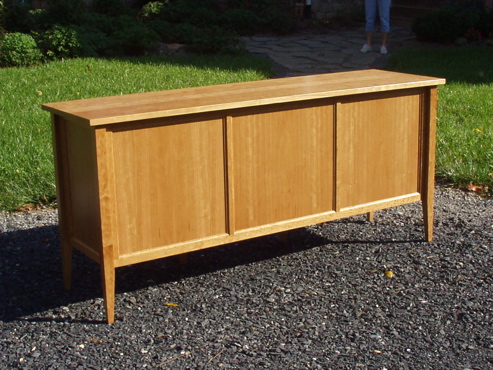 Back of Cherry Credenza
